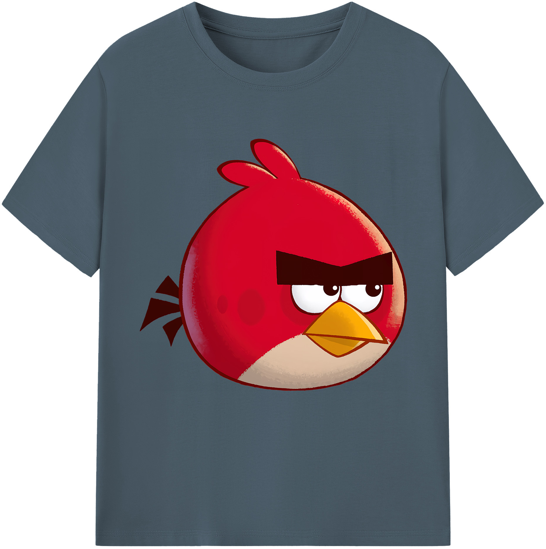 （画像用） Angry Birds アングリーバード 綿100％半袖Tシャツ（フロントプリント）
